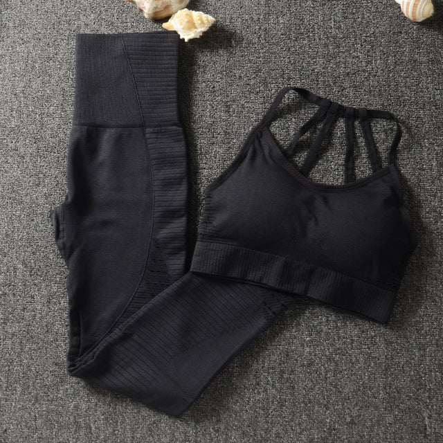 2 Piece Sports Bra Set
