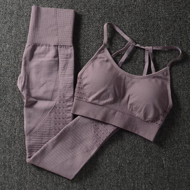 2 Piece Sports Bra Set