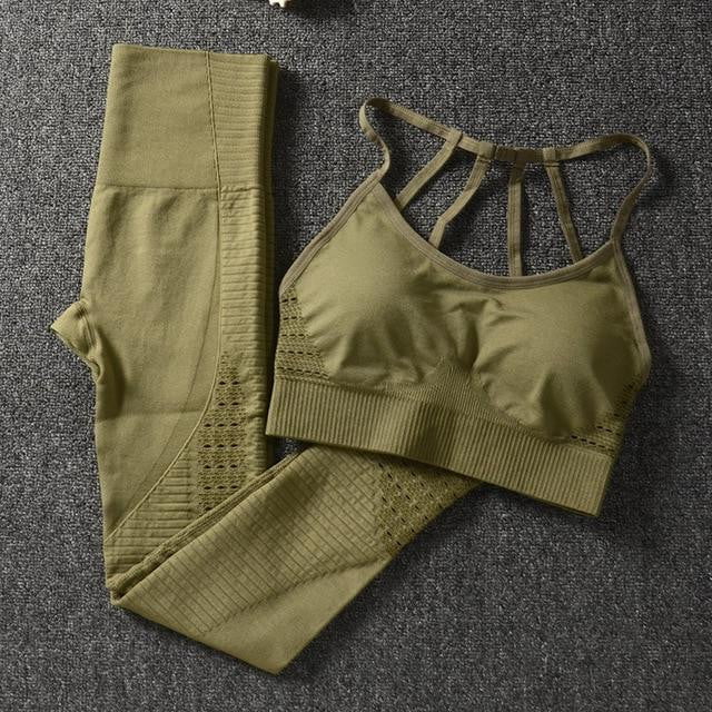 2 Piece Sports Bra Set