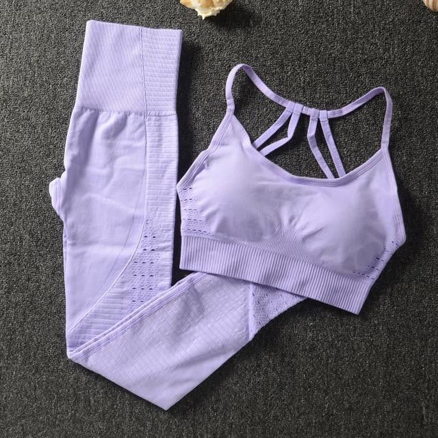 2 Piece Sports Bra Set