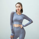 Peep Tru Long Sleeve Yoga Tops