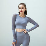 Peep Tru Long Sleeve Yoga Tops