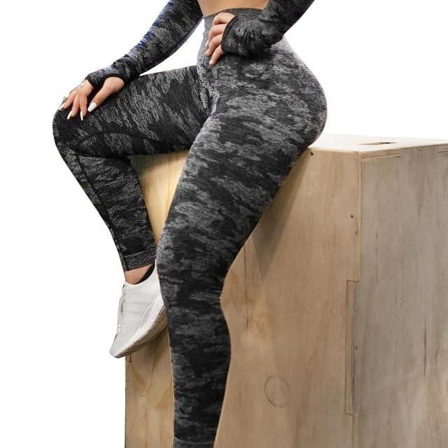 High Waist Camouflage Leggings