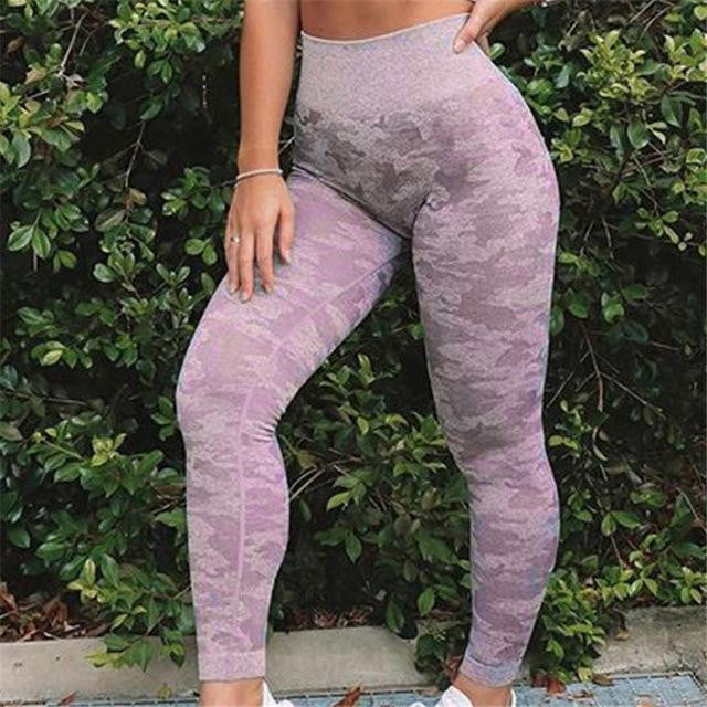 High Waist Camouflage Leggings