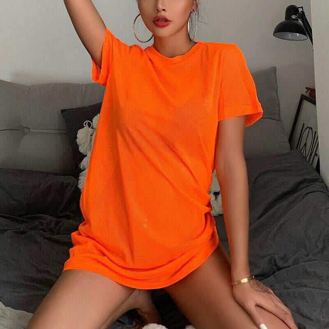 Neon Vintage Mesh Tee