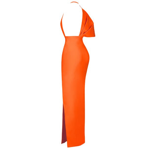 Sexy Maxi V Neck Evening Dress