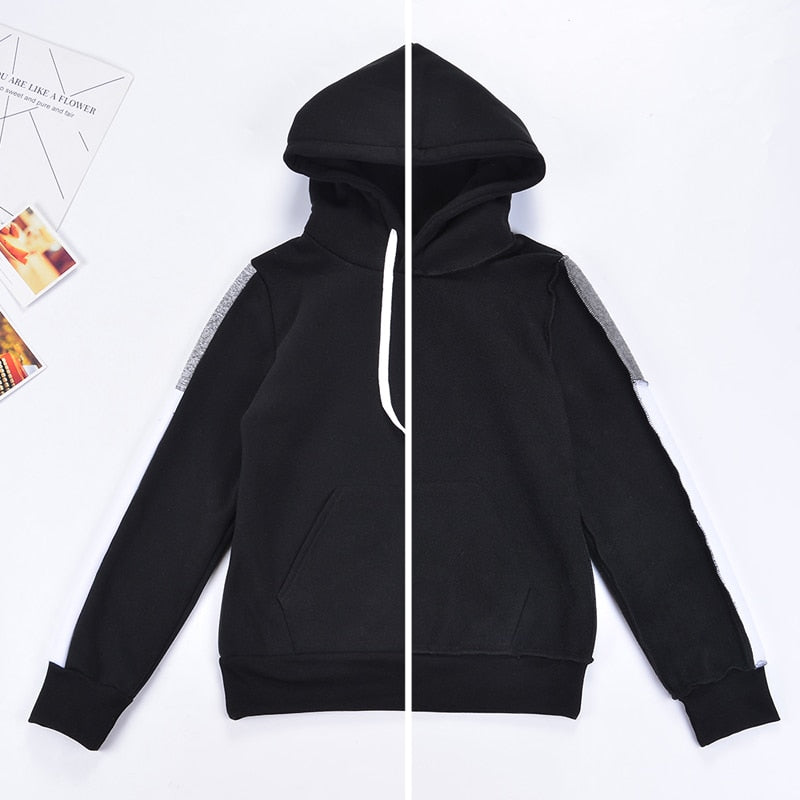 Velvet Running Hoodie & Sweat Pants Tracksuit