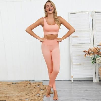 2 Piece Set Athletic Yoga Set