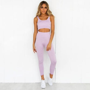 2 Piece Set Athletic Yoga Set