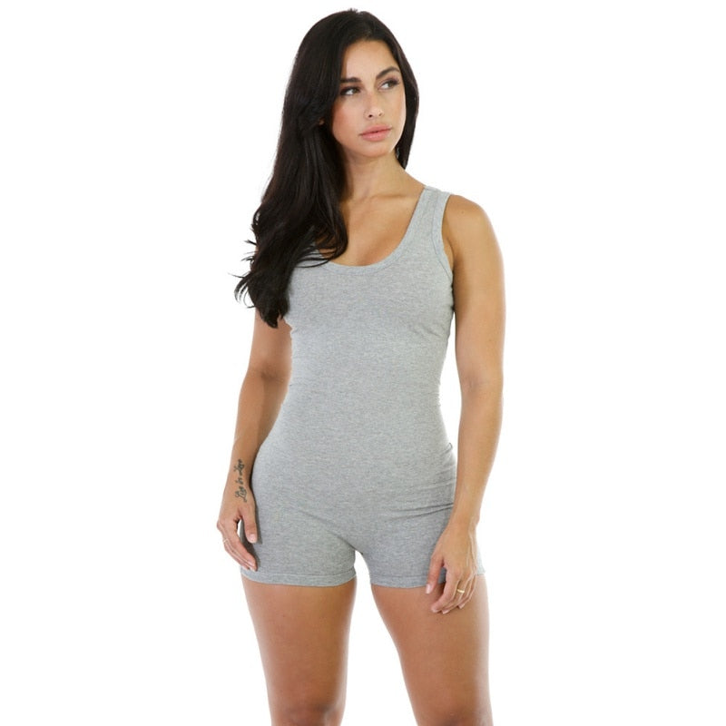 Sporty Sleeveless Rompers
