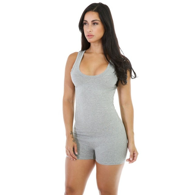 Sporty Sleeveless Rompers
