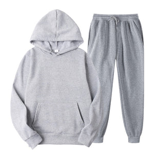 Mens Tracksuit Hoodie + Sweatpants Set
