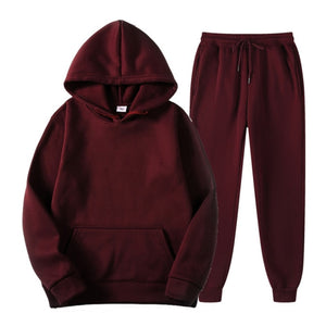 Mens Tracksuit Hoodie + Sweatpants Set