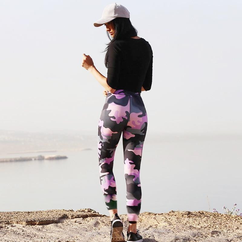 Camouflage Printed Quick Dry Leggings
