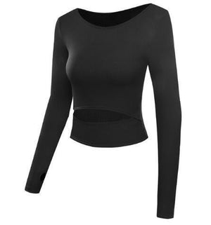 Peep Tru Long Sleeve Yoga Tops