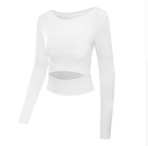 Peep Tru Long Sleeve Yoga Tops