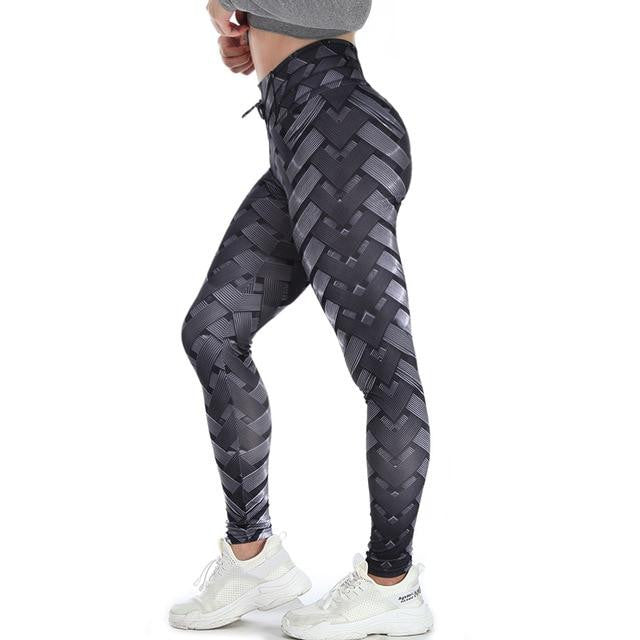Sexy High Waist Iron weave Leggings