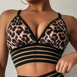Leopard Printed Seamless Yoga Shorts