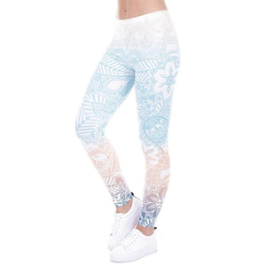 High Elasticity Mint Print Leggings