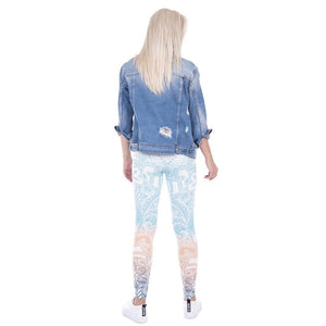 High Elasticity Mint Print Leggings