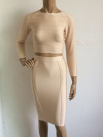 2 Piece Women  Bodycon Celebrity Dress